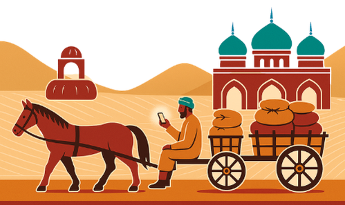 Delhi route — the crossroads
